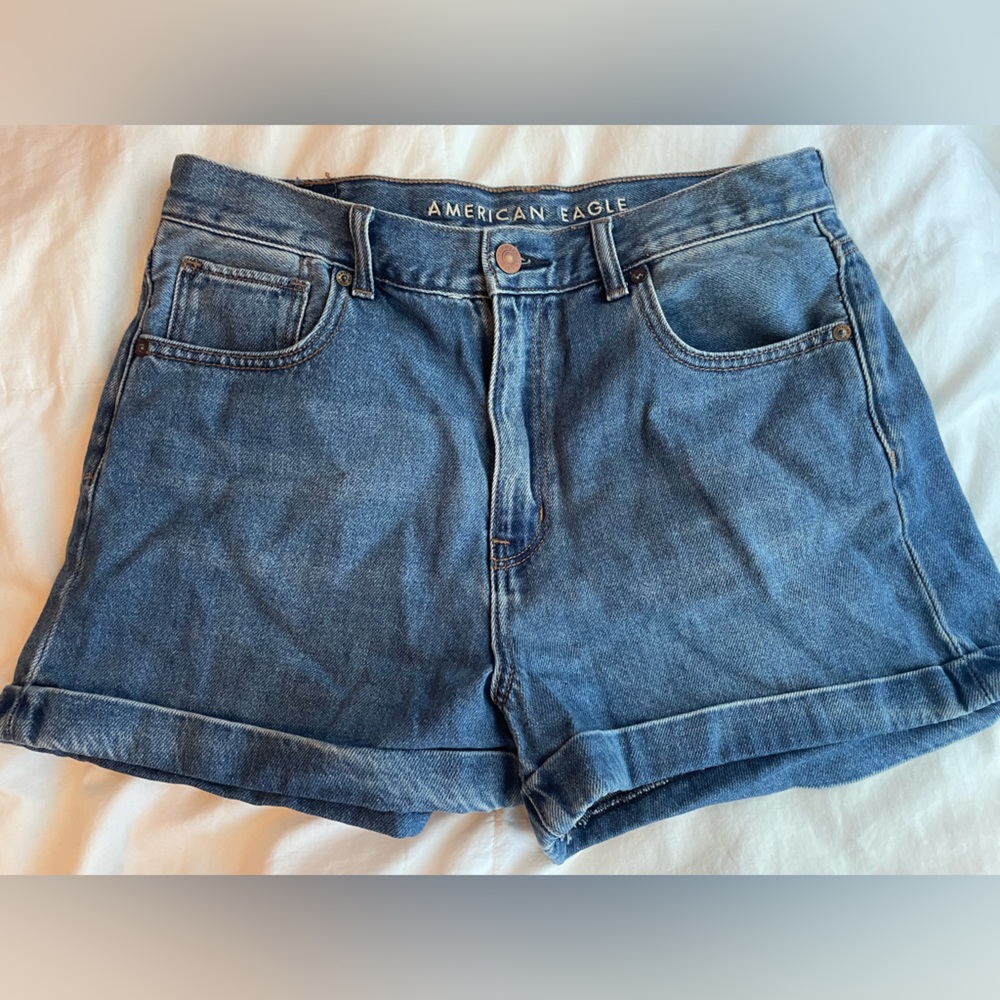American Eagle High Waisted Mom Shorts